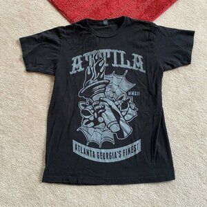 Attila T-Shirt Size M Atlanta Georgia Finest Metalcore Deathcore Rap Metal Fronz